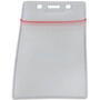 SICURIX Sealable Cardholder, Vertical, 2.62 x 3.75, Clear, 50/Pack (BAU47840) View Product Image