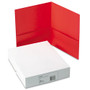 Avery Two-Pocket Folder, 40-Sheet Capacity, 11 x 8.5, Red, 25/Box