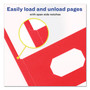 Avery Two-Pocket Folder, 40-Sheet Capacity, 11 x 8.5, Red, 25/Box
