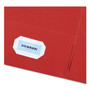 Avery Two-Pocket Folder, 40-Sheet Capacity, 11 x 8.5, Red, 25/Box (AVE47989) View Product Image