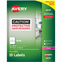 Avery TrueBlock ID Label - Waterproof - 5" Width x 8 1/8" Length - Permanent Adhesive - Rectangle - Laser