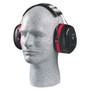 3M PELTOR OPTIME 105 High Performance Ear Muffs H10A, 30 dB NRR, Black/Red (MMMH10A) View Product Image
