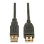 Tripp Lite USB 2.0 A Extension Cable, 6 ft, Black (TRPU024006) View Product Image
