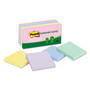 Post-it Greener Notes Original Recycled Note Pads, 3" x 3", Sweet Sprinkles Collection Colors, 100 Sheets/Pad, 12 Pads/Pack (MMM654RPA) View Product Image