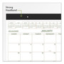 AT-A-GLANCE Two-Color Desk Pad, 22 x 17, White Sheets, Black Binding, Clear Corners, 12-Month (Jan to Dec): 2024 View Product Image