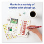 Avery MARKS A LOT Large Desk-Style Permanent Marker, Broad Chisel Tip, Red, Dozen (8887) View Product Image