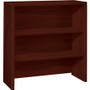 HON 10500 H105292 Bookcase Hutch - 37.1" Height x 36" Width x 14.6" Depth - 2 Shelve(s) - Flat Edge - Finish: Mahogany