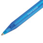 Paper Mate InkJoy 100 RT Ballpoint Pen, Retractable, Medium 1 mm, Blue Ink, Translucent Blue Barrel, Dozen (PAP1951253) View Product Image