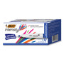 BIC Intensity Low Odor Chisel Tip Dry Erase Marker, Broad Chisel Tip, Blue, Dozen
