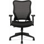 HON VL702 Mesh High-Back Task Chair, Supports Up to 250 lb, 18.5" to 23.5" Seat Height, Black