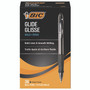 BIC GLIDE Bold Ballpoint Pen Value Pack, Retractable, Bold 1.6 mm, Black Ink, Smoke Barrel, 36/Pack