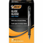 BIC Glide Bold - 1.6 mm Bold Pen Point - Retractable - Black Ink - Black Barrel - Tungsten Carbide Tip