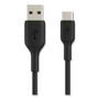 Belkin BOOST CHARGE USB-C to USB-A ChargeSync Cable, 3.3 ft, Black (BLKCAB001BT1MBK) View Product Image