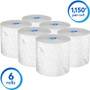 Scott Pro Hard Roll Paper Towels with Elevated Scott Design for Scott Pro Dispenser, Blue Core Only, 1-Ply, 1,150 ft, 6 Rolls/CT