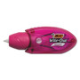 BIC Wite-Out Mini Twist Correction Tape, Non-Refillable, Blue/Fuchsia Applicators 0.2" x 314", 2/Pack