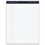 Ampad Gold Fibre Quality Writing Pads, Wide/Legal Rule, 50 White 8.5 x 11.75 Sheets, Dozen (TOP20070) View Product Image