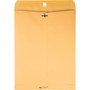 Quality Park Clasp Envelope, 32 lb Bond Weight Kraft, #97, Square Flap, Clasp/Gummed Closure, 10 x 13, Brown Kraft, 100/Box