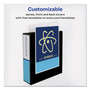 Avery Durable View Binder with DuraHinge and EZD Rings, 3 Rings, 3" Capacity, 11 x 8.5, Black, (9700)