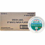 Green Label 6" Green Label Economy Paper Plates - Microwave Safe - 6" Diameter - White - Paper Body - 100/Bag