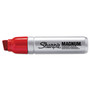 Sharpie Magnum Permanent Marker, Broad Chisel Tip, Red (SAN44002) View Product Image