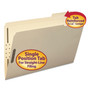 Smead Top Tab Fastener Folders, 1/3-Cut Tabs: Right, 0.75" Expansion, 2 Fasteners, Legal Size, Manila Exterior, 50/Box
