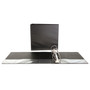 Universal Slant D-Ring View Binder, 3 Rings, 4" Capacity, 11 x 8.5, Black