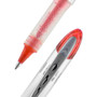 uniball VISION ELITE Roller Ball Pen, Stick, Bold 0.8 mm, Red Ink, White/Red Barrel (UBC69023) View Product Image