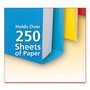 Pendaflex Double Stuff File Folders, 1/3-Cut Tabs: Assorted, Letter Size, 1.5" Expansion, Assorted Colors, 24/Pack