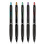 uniball 207 BLX Series Gel Pen, Retractable, Medium 0.7 mm, Assorted Ink and Barrel Colors, 4/Pack