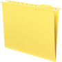 Smead Colored Hanging File Folders with 1/5 Cut Tabs, Letter Size, 1/5-Cut Tabs, Yellow, 25/Box