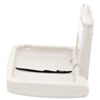 Rubbermaid Commercial Sturdy Station 2 Baby Changing Table, 33.5 x 21.5, Platinum