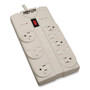 Tripp Lite by Eaton Protect It! Surge Protector, 8 AC Outlets, 25 ft Cord, 1,440 J, Light Gray