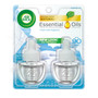 Air Wick Scented Oil Twin Refill, Fresh Linen, 0.67 oz, 2/Pack, 6/Carton