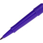 Paper Mate Point Guard Flair Felt Tip Porous Point Pen, Stick, Medium 0.7 mm, Purple Ink, Purple Barrel, Dozen