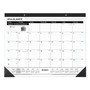 AT-A-GLANCE Ruled Desk Pad, 22 x 17, White Sheets, Black Binding, Black Corners, 12-Month (Jan to Dec): 2024 View Product Image
