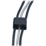 Cord Away Self-Adhesive Wire Clips, Black, 6/Pack (MAS00204) View Product Image