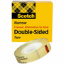 Scotch Permanent Double-Sided Tape - 1/2"W - 36 yd Length x 0.50" Width - 3" Core - Clear - Long Lasting - (MMM665121296)