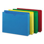 Smead Colored File Jackets with Reinforced Double-Ply Tab, Straight Tab, Letter Size, Assorted Colors, 50/Box