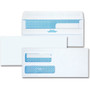 Quality Park No. 9 Double Window Security Tint Envelopes with Self-Seal Closure - Security - #9 - 3 7/8" Width x 8 7/8" Length - 24 lb - Adhesive