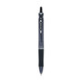 Pilot Acroball Colors Advanced Ink Hybrid Gel Pen, Retractable, Medium 1 mm, Black Ink, Smoke/Black Barrel, Dozen