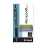 Pilot Acroball Colors Advanced Ink Hybrid Gel Pen, Retractable, Medium 1 mm, Black Ink, Smoke/Black Barrel, Dozen
