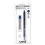 uniball KuruToga Mechanical Pencil with Tube of Lead/Erasers, 0.5 mm, HB (#2), Black Lead, Black Barrel
