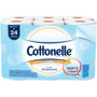 Cottonelle Clean Care Bathroom Tissue - 1 Ply - 4.20" Width x 4" Length - White - 12 Rolls Per Pack - 12 Pack
