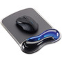 Kensington Duo Gel Wave Mouse Pad with Wrist Rest, 9.37 x 13, Blue View Product Image