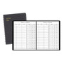 AT-A-GLANCE Visitor Register Book, Black Cover, 10.88 x 8.38 Sheets, 60 Sheets/Book