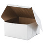 SCT White One-Piece Non-Window Bakery Boxes, 10 x 10 x 5.5, White, Paper, 100/Carton (SCH0977) View Product Image