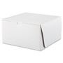 SCT White One-Piece Non-Window Bakery Boxes, 10 x 10 x 5.5, White, Paper, 100/Carton (SCH0977) View Product Image