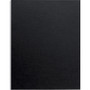 Fellowes Futura Presentation Covers for Binding Systems, Opaque Black, 11 x 8.5, Unpunched, 25/Pack