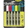 Sharpie Wet Erase Chalk Markers - Medium Marker Point - Blue, Yellow, White, Red, Green Ink