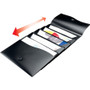Avery Slide and View Expanding File, 5 Sections, Cord/Hook Closure, Letter Size, Black